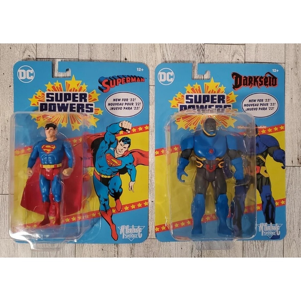 RETRO SUPERMAN McFarlane Toys DC Super Powers Superman & Darkseid Action Figure